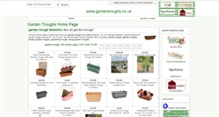 Desktop Screenshot of gardentroughs.co.uk